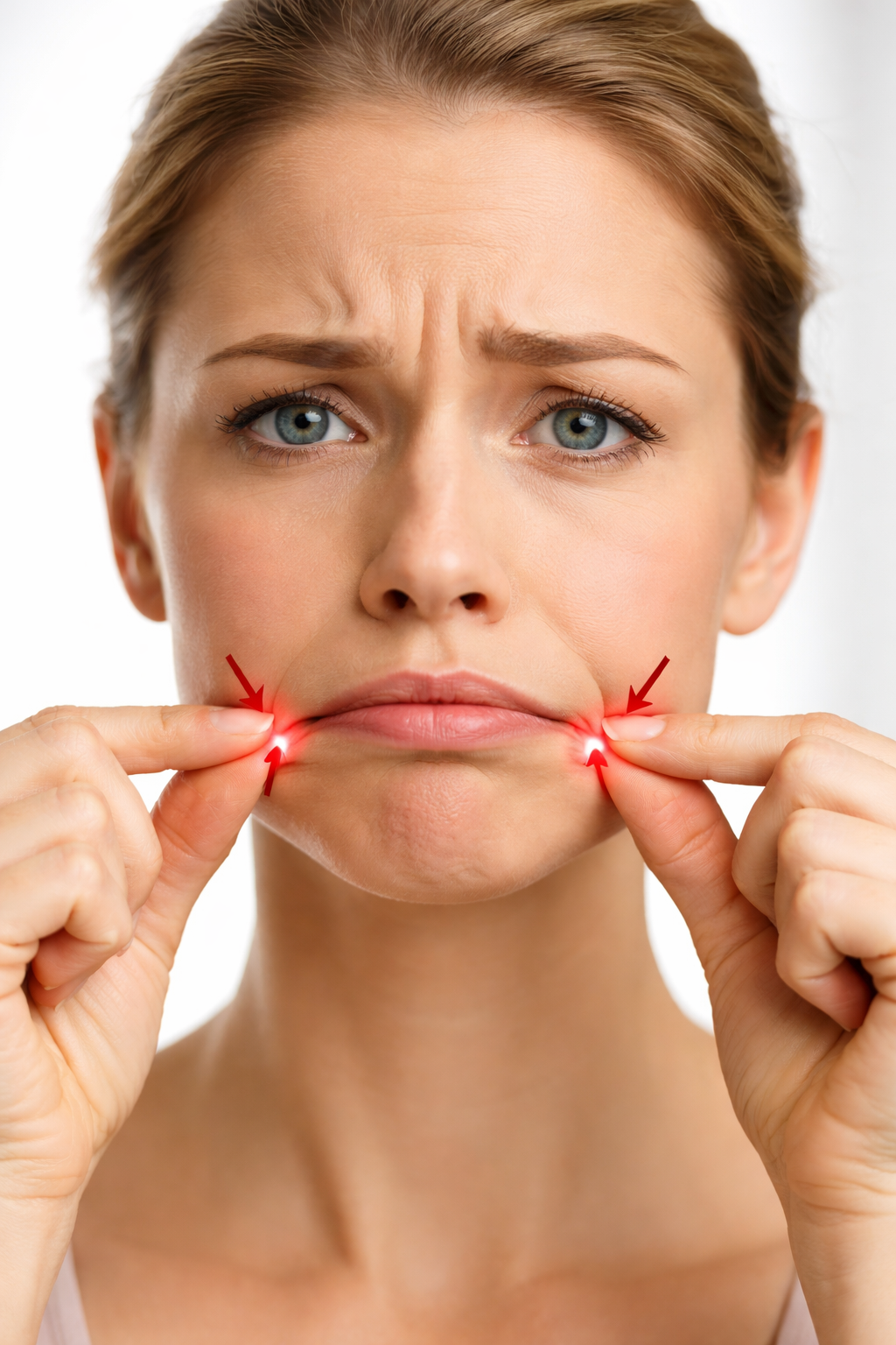 Afhangende mondhoeken